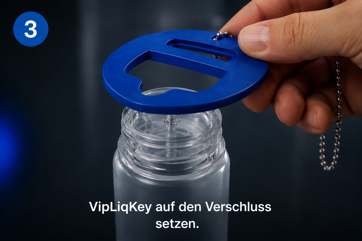 VipLiqKey auf kindersicheren Verschluss setzen